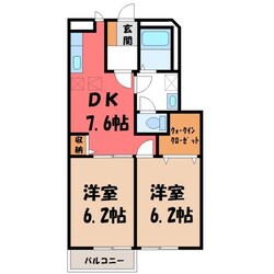 エスペランサ Aの物件間取画像